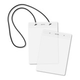 Porta Cracha Pvc Com