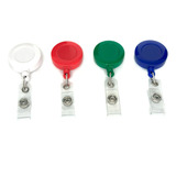 Porta Crachá Retrátil Roller Clip 10 Peças