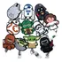 Porta Crachá Retrátil Starwars Babyyoda Chewbacca,darthvader