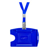 Porta Crachá Universal Azul Royal   50 Unidades