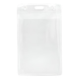 Porta Credencial Bolsa Pvc Transparente 25 Unidades
