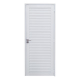 Porta De Alumínio Completa Palheta 1 0m Maçaneta Premium L30