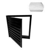 Porta De Gás Ventilado 60x60 Preto