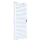 Porta De Giro Natural E Laminado De Alumínio Riobras Pronta 215cmx60cm Branco