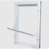 Porta De Passagem Gatos E Cachorros Porta Pequena Buddy Toys Pet Door Branco