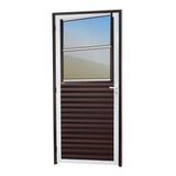 Porta De Sala Super Vidro Reflex 210cm X 86cm Brimak Wt