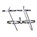 Porta Defensa Suporte Inox Duplo Lancha Barco G5 f2 f3