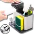 Porta Detergente Dispenser Sabão Liquido Esponja Bucha Inox