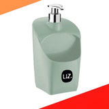 Porta Detergente Dispenser Suporte Para Esponja Verde Uz