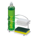 Porta Detergente Inox Organizador Kit Pia Suporte Porta Es