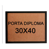 Porta Diploma 30x40 Moldura Preta Com