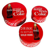 Porta doces Coca cola Kit 3