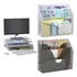 Porta Documentos Triplo Office Cristal Ou Fume Maxcril Waleu