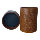 Porta Erva Mate Couro Legítimo Premium Caramelo Masculino