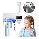Porta Escova De Dente Dispenser Esterilizador Creme Pasta