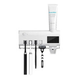 Porta Escova Dentes Suporte Esterilizador Uv 8 Anti Fungos
