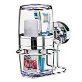 Porta Escova Pasta Dente Natural Cromo Future Natural Cromado