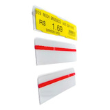Porta Etiqueta porta Preço Precificador 10x3 5cm 6 Kits