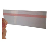 Porta Etiqueta Precificador preço U 8x3 5 C d face 100 Un