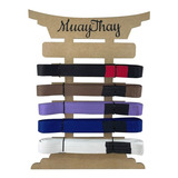 Porta Faixa De Muay Thay Quadro Medalhas 0444