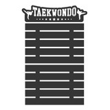 Porta Faixas Taekwondo 10 Linhas Personalizado