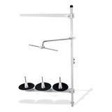Porta fio De Metal 3 Cones Para Maquina De Costura Overlock