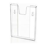 Porta Folheto A4 Em Acrilico De Parede Com 6 Unidades