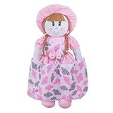Porta Fraldas Porta Treco Boneca Para Berço E Cômoda Menina Organizador Gota Rosa 
