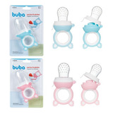 Porta Frutinha Coala Buba Azul rosa Bico Em Silicone Bpafree