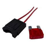 Porta Fusível Lamina Max Fio 4mm Fusível Maxi 50 Amperes