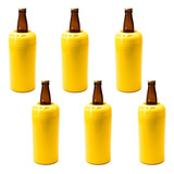 Porta Garrafa Cerveja 600ml Cervegela Termico Kit 6 Pecas