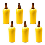 Porta Garrafa Cerveja 600ml Cervegela Termico Kit 6 Pecas