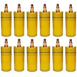 Porta Garrafa Térmico Cerveja 1 Litro Camisinha Para Litrão Bar Restaurante Kit 12 Unidades Amarelo