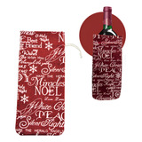 Porta Garrafa Vinho Espumante Decoração Natalina Festa Natal