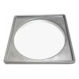 Porta Grelha Flux Hidro 15x15 Inox