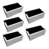 Porta Guardanapo Papeleira De Mesa P Lanchonete Kit 5 Pç Cor Branco