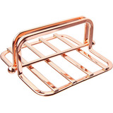 Porta Guardanapo Pequeno Com Peso Suporte De Mesa P Papel Cor Aço Rose Gold