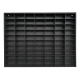Porta Hot Wheels P 70 Carrinhos Mdf Preto Estante Decorativo