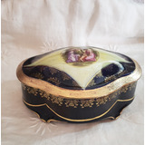 Porta Joias Antigo Porcelana