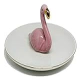 Porta Joias Enfeite Flamingo Rosa Com