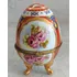 Porta Jóias Formato De Ovo Porcelana Francesa Limoges 12cm