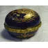 Porta Jóias Porcelana Limoges Azul Com Dourado 7x4cm 9 Fotos