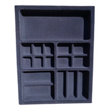Porta Joias Veludo Gaveta Anéis Relógios Bijuterias 44x34cm