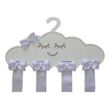 Porta Laços Cabide Para Tiaras E Presilhas Branco brinde 