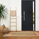 Porta Lambril De Alumínio 210 X 90cm Com Puxador E Vidro Linha Veneza Lado Direito Preto