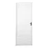 Porta Laminada Aço Branco Área Externa Esquerda 21x85 Cm Mgm