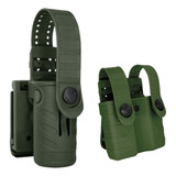 Porta Lanterna Spray Porta Carregador Tab Lock Fast Verde