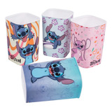 Porta Lápis E Caneta Stitch Disney 4 Unidades - Plasútil