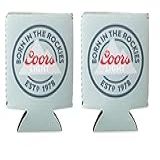 Porta Latas Coors Light Drink Oficialmente Licenciado Para Cerveja De Neoprene Huggie Cooler Sleeve 2 