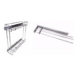 Porta Latas Oleo Lateral R1 Crom Porta Pano Triplo Jomer